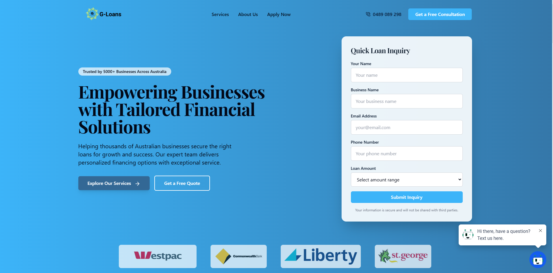 G Loans - Raza Haider